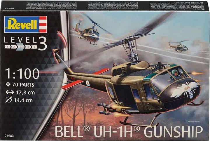 Actual product image Revell Bell UH-1H Gunship