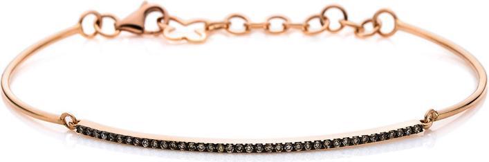 Produktbild Muau Armband 585/14K Roségold Diamant 0.24ct. 16.5 cm (16 cm, 585/14K pink gold)