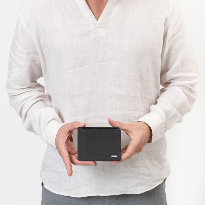 Image du produit Redolz Leather Essentials Portefeuille en cuir avec protection RFID 12 cm