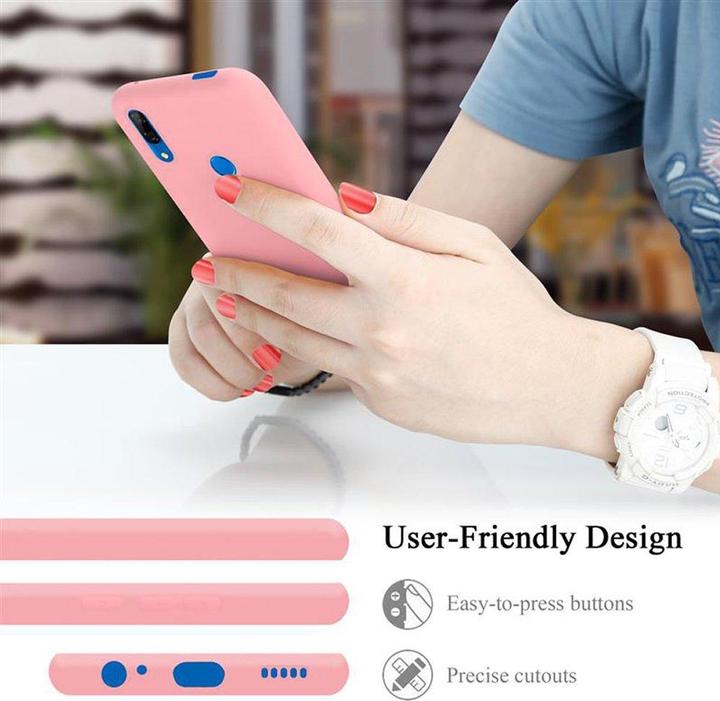 Actual product image Cadorabo TPU Liquid Silicone Case Cover (Huawei Y9 Prime (2019), Huawei Enjoy 10 Plus, Huawei P Smart Z)