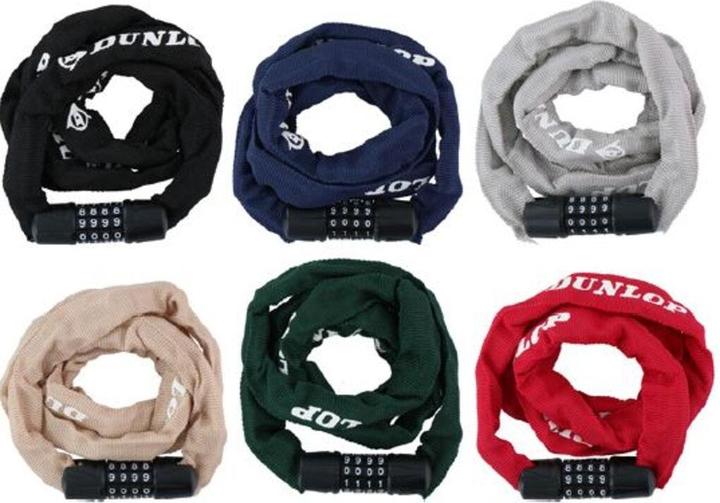 Image du produit Dunlop Serrure à chaîne à combinaison (120 cm)
