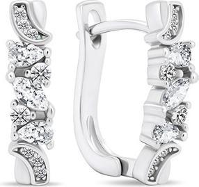 Produktbild Brilio Silver - Decent silver earrings with zircons EA464W