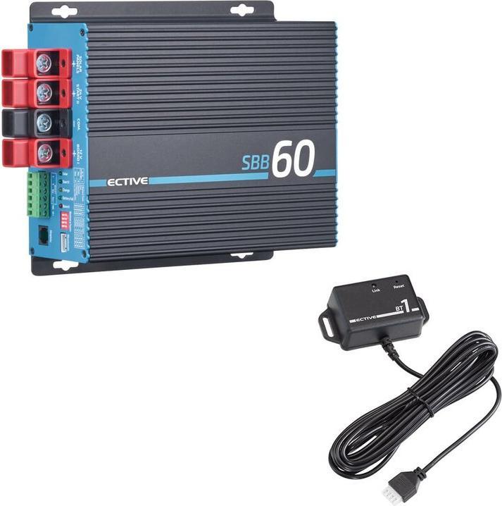 Image du produit Ective SBB 60 Booster de charge 24V vers 12V avec régulateur de charge MPPT 60A (12V, 24V, 60 A)