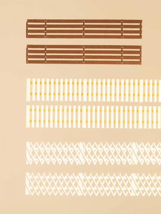 Immagine prodotto Auhagen 42 557 H0 Recinzione in legno Recinzione in plastica