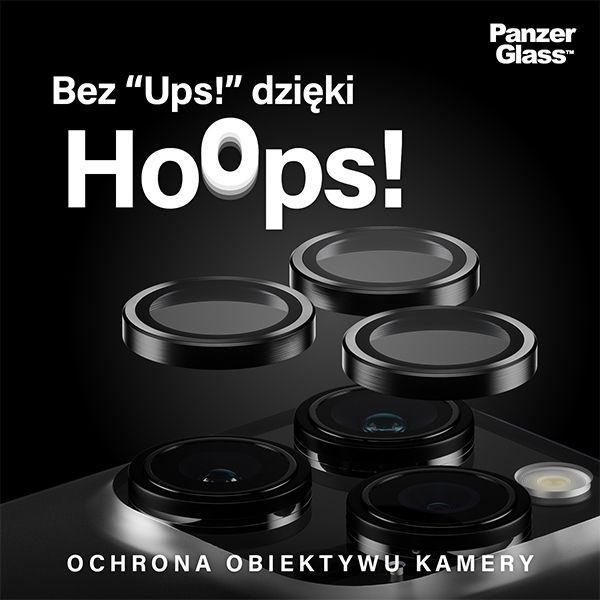 Immagine prodotto PanzerGlass Protezione dell'obiettivo della fotocamera Hoops (1 Pezzo/i, Apple iPhone 15 Pro Max, Apple iPhone 15 Pro)