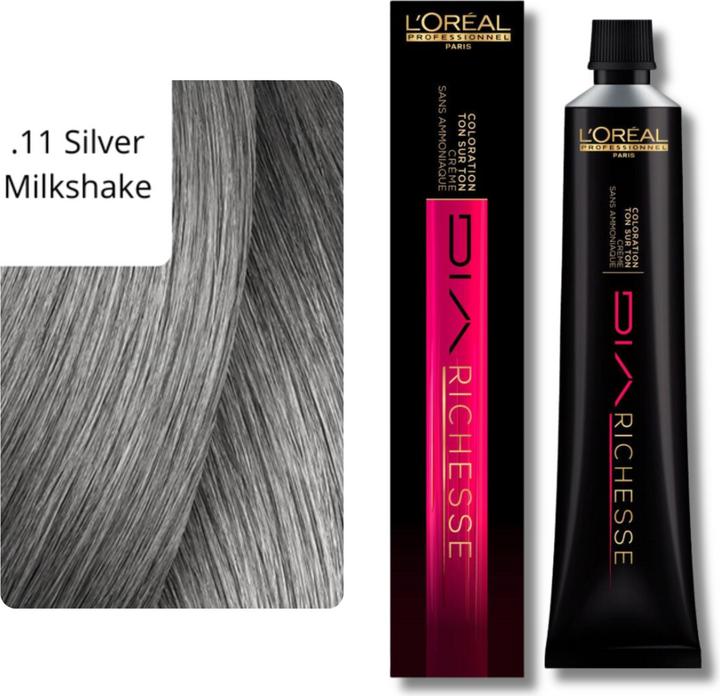 Image du produit L'Oréal Professionnel Dia Richesse (.11 Argent, Tube de 50 ml)