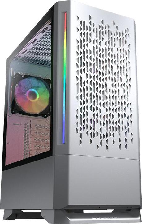 Cougar Case MX430 Air RGB Weiss, Midi Tower, PC, Weiss, ATX, micro ATX, Mini-ITX, Gaming, HDD, Leistun (ATX)