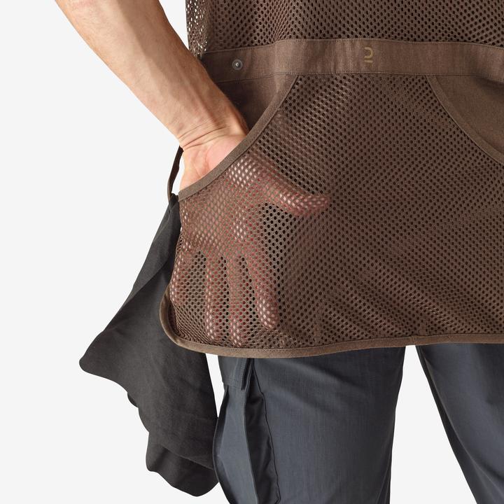 Actual product image Solognac Shooting waistcoat Trap 500 brown (XL)