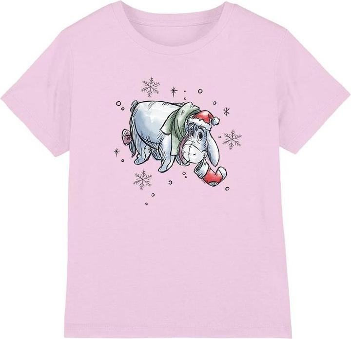 Actual product image Winnie the Pooh Childrens/Kids Eeyore Snowflake Christmas T-Shirt (152, 158)