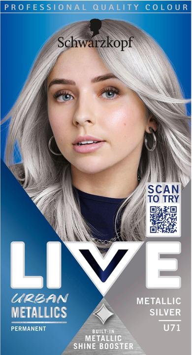 Actual product image Schwarzkopf Live Urban Metallics (Silver)