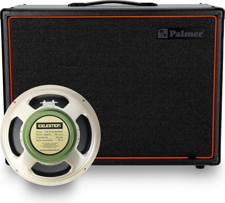 Produktbild Palmer Audio CAB 112 BX GBK - Gitarren Lautsprecherbox mit Celestion Greenback 1 x 12, Open-Back (Gitarre)