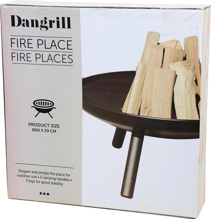 Produktbild Dangrill Feuerschale Ø 60 cm, Schwarz (60 cm)