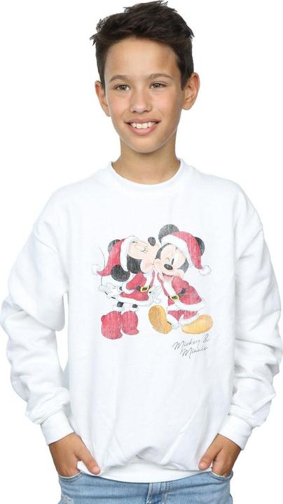 Immagine prodotto Disney Mickey And Minnie Christmas Kiss Felpa Ragazzi (152, 158)