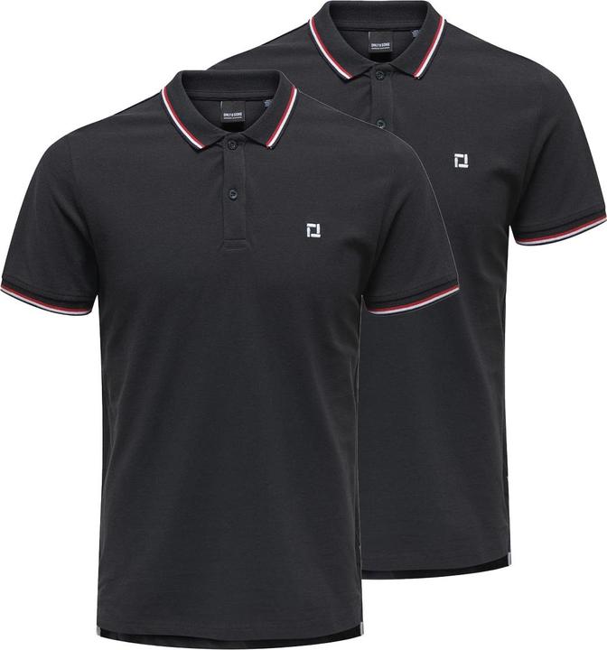 Immagine prodotto Only & Sons Polo Onsefletcher in confezione da 2 pezzi (S)