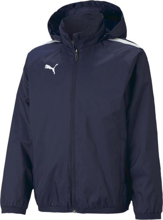 Puma teamLIGA All Weather Jkt Jr blue black 152 (152)