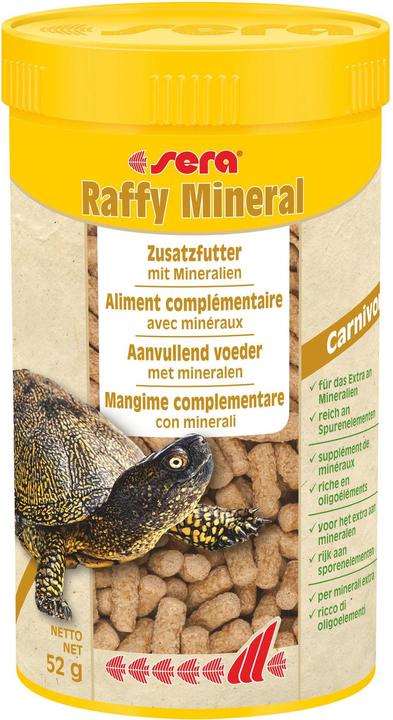 Produktbild Sera Ergänzungsfutter Raffy Mineral, 52 g (1 x, 0.05 kg)