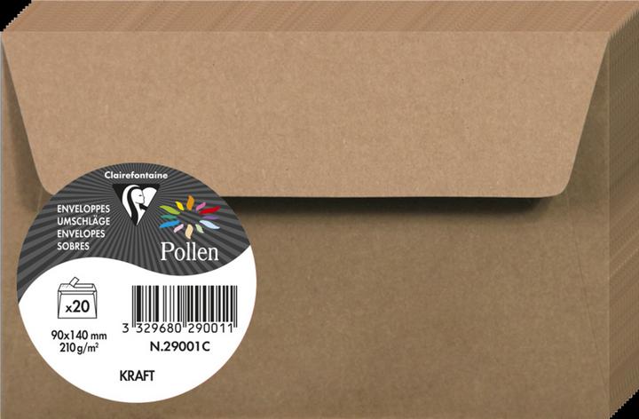 Image du produit Pollen 90X140 ENV KRAFT 120G ADHE PAR 20 KRAFT 120G PAR 20 (14 x 9 cm, 20 x)