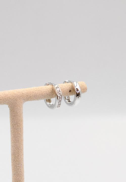 Produktbild Muau Creolen (750/18 K Weissgold)