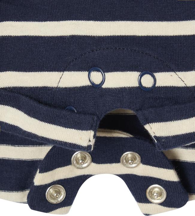 Image du produit Vertbaudet Bio-Kollektion: Gemusterter Baby Kurzoverall (92)