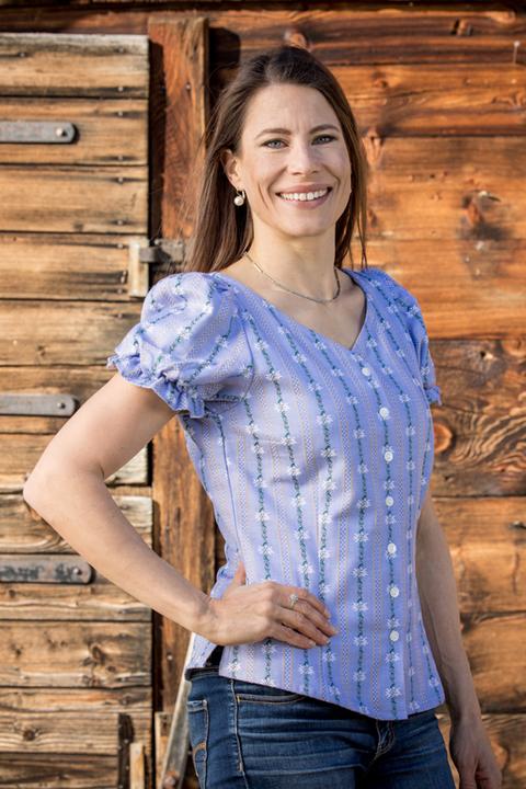 Image du produit Jenni Hemden Manchette bouffante Edelweiss (46)