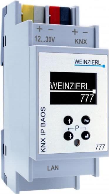 Produktbild Weinzierl KNX IP BAOS 777 5193 Tunneling+Object Server 2000 Datenpunkt