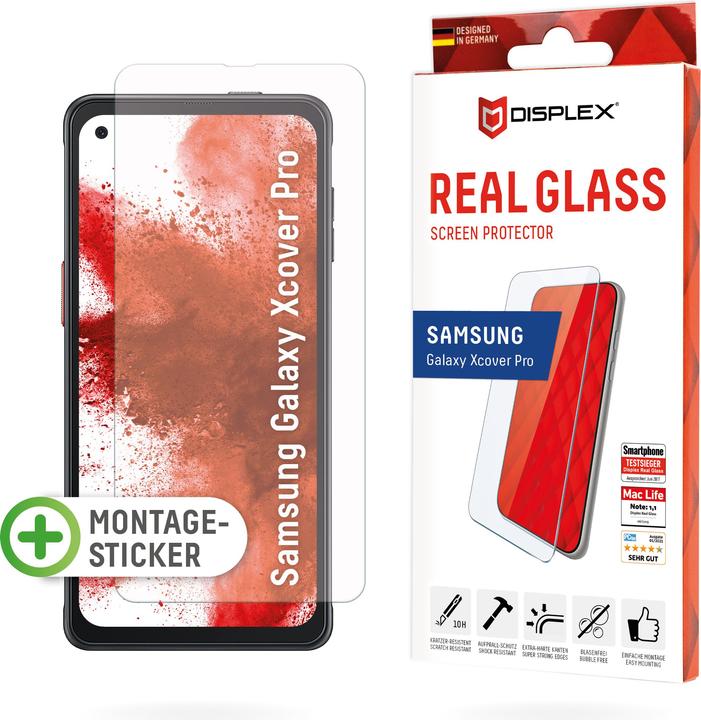 Produktbild Displex Real Glass, 2D Panzerglas (1 Stück, Samsung Galaxy Xcover Pro)