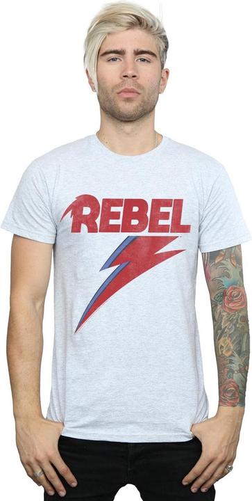 Produktbild David Bowie Distressed Rebel TShirt (M)