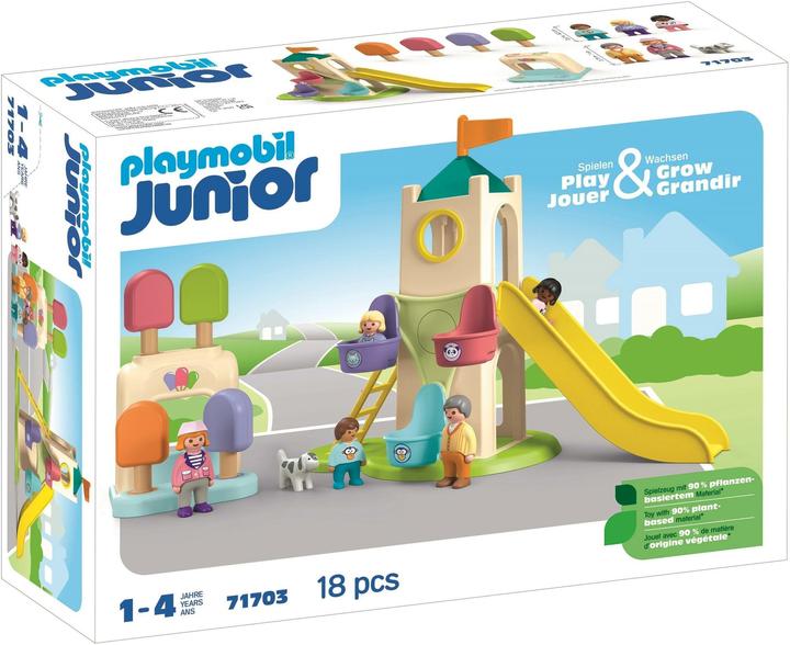 Image du produit Playmobil 1.2.3 : Tour d'expérience avec stand de glace (71703, Playmobil 1.2.3)