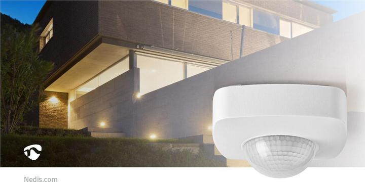 Produktbild Nedis Bewegungsmelder - Aussenbereich - Dreidrahtinstallation - IP54 - wetterfest - Anpassbare Einste (8 m)