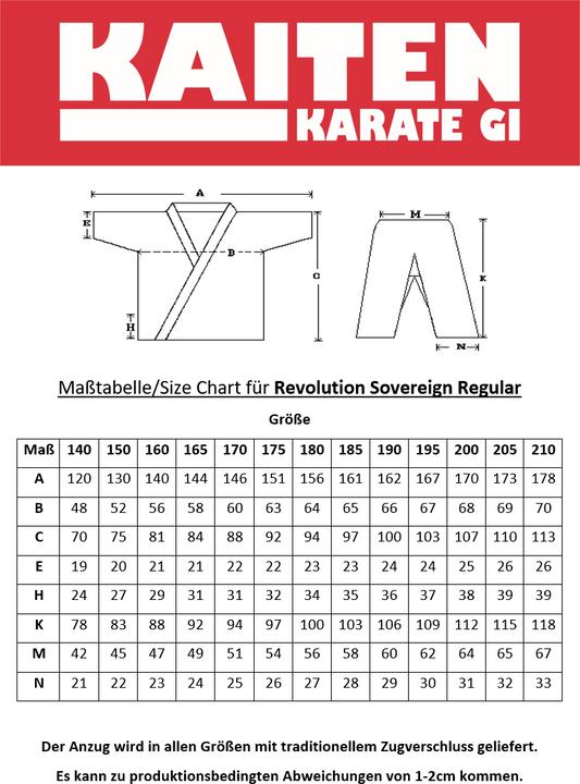 Actual product image Kaiten Karategi Sovereign Superior (M, L)
