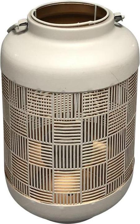 Immagine prodotto GuGus Lanterna di metallo con supporto per la luce del tè Colore: Grigio/Oro L:13cm W:13cm H:20cm (13 x 13 x 20 cm, 4 x)