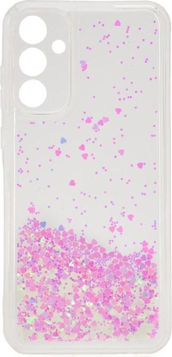 iLike Galaxy A55 Custodia in silicone Acqua Glitter (Samsung Galaxy A55)