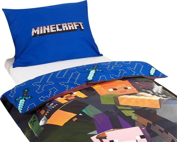 Produktbild Minecraft Bettbezugsset aus Baumwolle