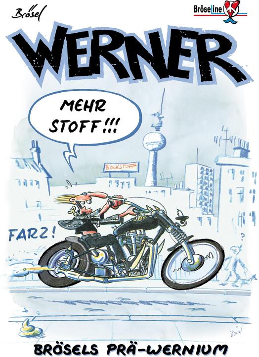 Actual product image Werner Extrawurst 3 - Mehr Stoff (German, Rötger Feldmann, Petra Brösel, 2023)