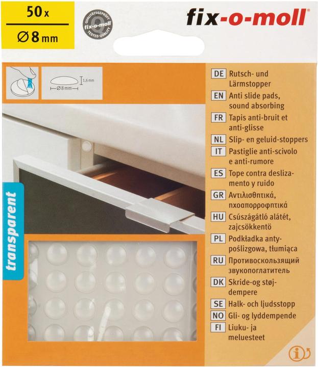Fix-o-moll Slip and noise stopper (Plastic sliders, 50 Piece)