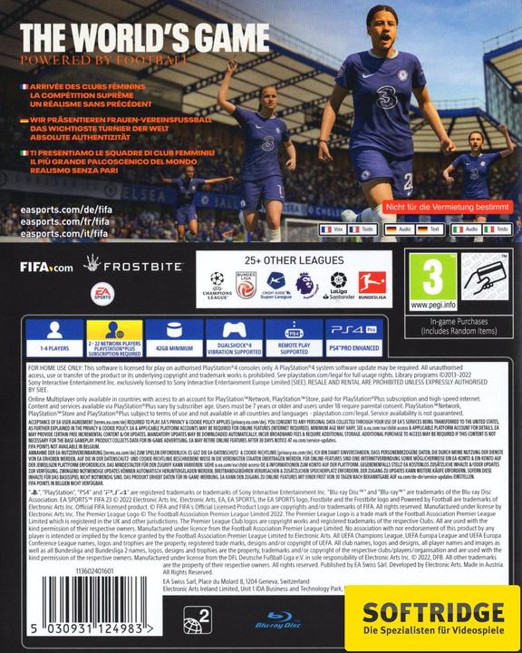 Immagine prodotto EA Games FIFA 23 (PS4, DE)