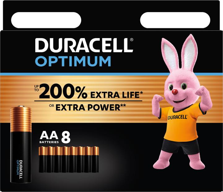 Immagine prodotto Duracell Optimum (8 pz., AA)