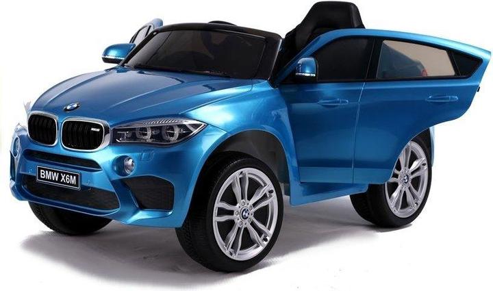 Actual product image Lean Toys Electric car for children BMW X6, blue