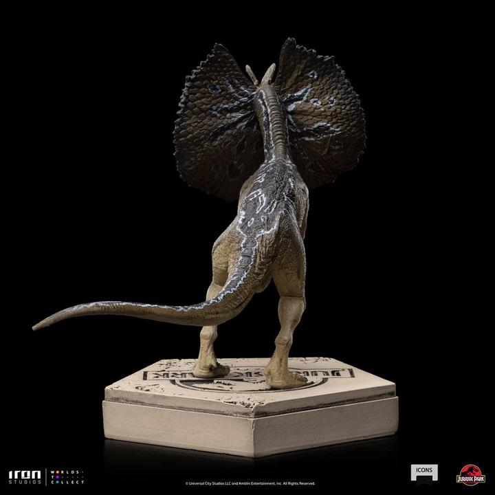 Actual product image Iron Studios Jurassic World Icons statuette Dilophosaurus 9 cm