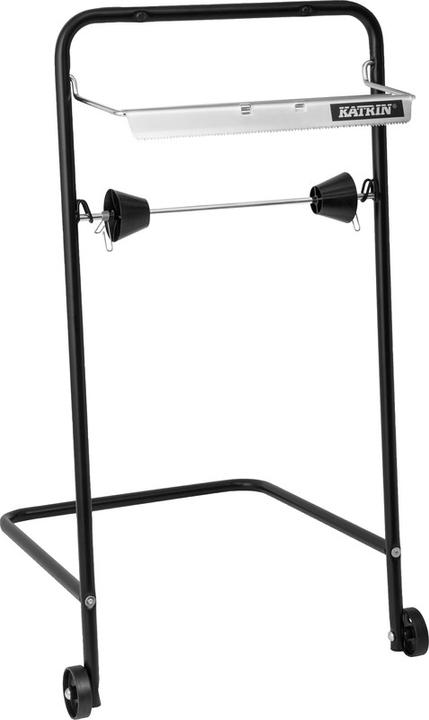 Katrin Industrial Roll Dispenser Black Metal Floor (1 pcs.)