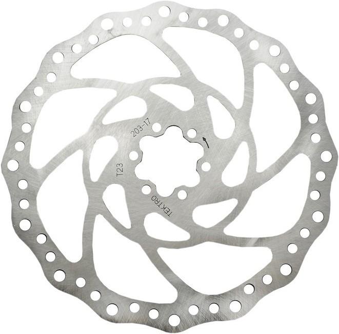 Actual product image Tektro Brake disc 6-hole TR-17 for e-bike (203 mm)