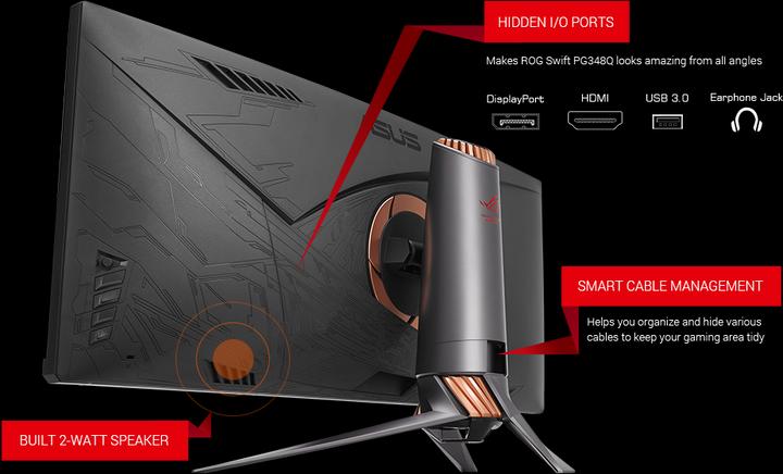 Produktbild ASUS ROG Swift PG348Q (3440 x 1440 Pixel, 34")
