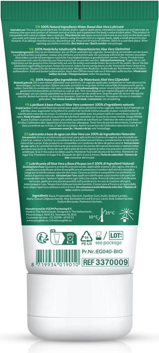 Productafbeelding EasyGlide Bio & Natuurlijke Aloë Vera (100 ml)