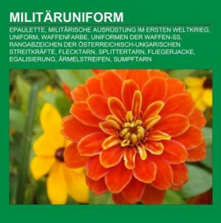 Produktbild Militäruniform (Deutsch, Books LLC, 2011)
