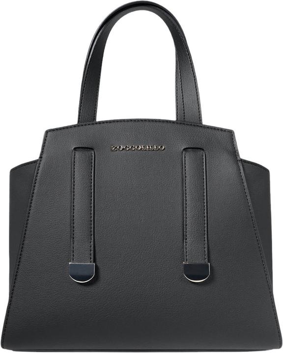 Image du produit Zoccolillo Sac à main en cuir vegan fait main Signature noir