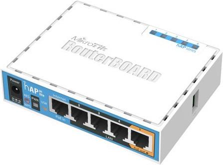 Actual product image MikroTik RB952UI-5AC2ND - hAP ac lite, 650 MHz CPU, 64 MB RAM