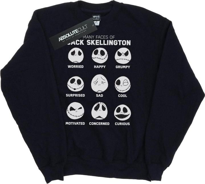 Immagine prodotto Disney Nightmare Before Christmas The Many Faces Of Jack Felpa Donna (XXL)