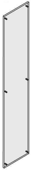 Actual product image ABN NSB3-34 side panels for open NE.-34 with gasket and