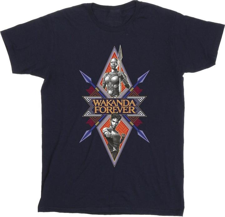 Produktbild Wakanda Forever Tribal Spear Chest TShirt (XL)