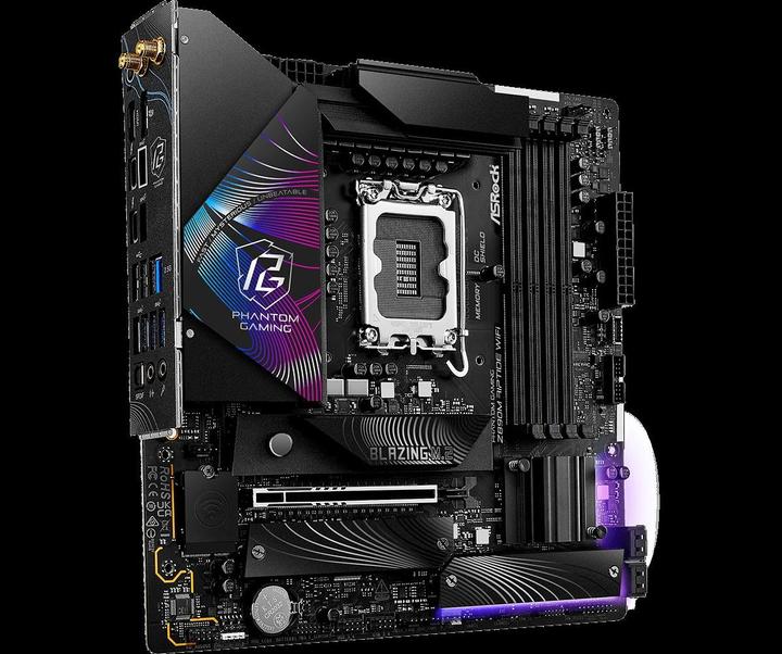 Image du produit AsRock Z890M Riptide WiFi Intel DDR5 S1851 MATX (LGA 1851, Intel Z890, mATX)